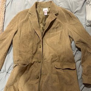Tan Corduroy Spirts Jacket